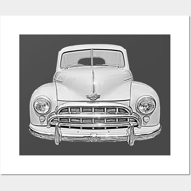 Morris Oxford MO 1950s classic car Wall Art by soitwouldseem